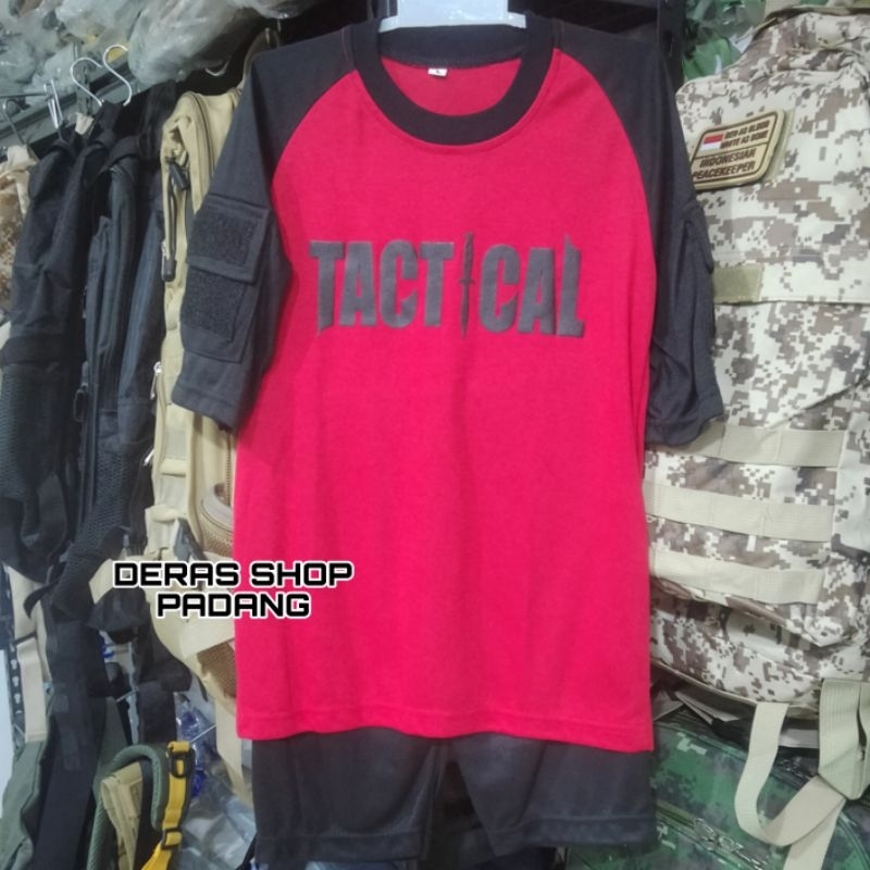 Baju setelan kaos anak tactical army kids