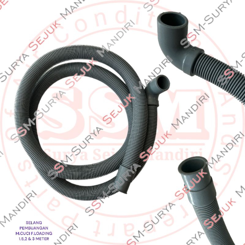 SELANG PEMBUANGAN MESIN CUCI FRON LOADING 1.5 METER 2 METER 3 METER