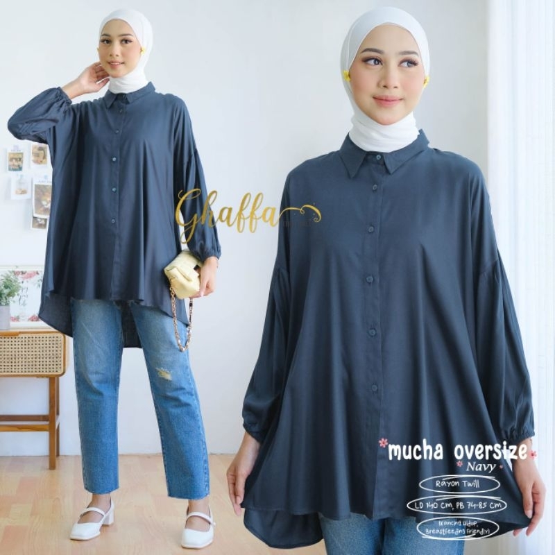 TERMURAH GAFFA THE LABEL MUCHA OVERSIZE | OVERSIZE MURAH --- OVERSIZE BEST SELLER --- OUTFIT CASUAL