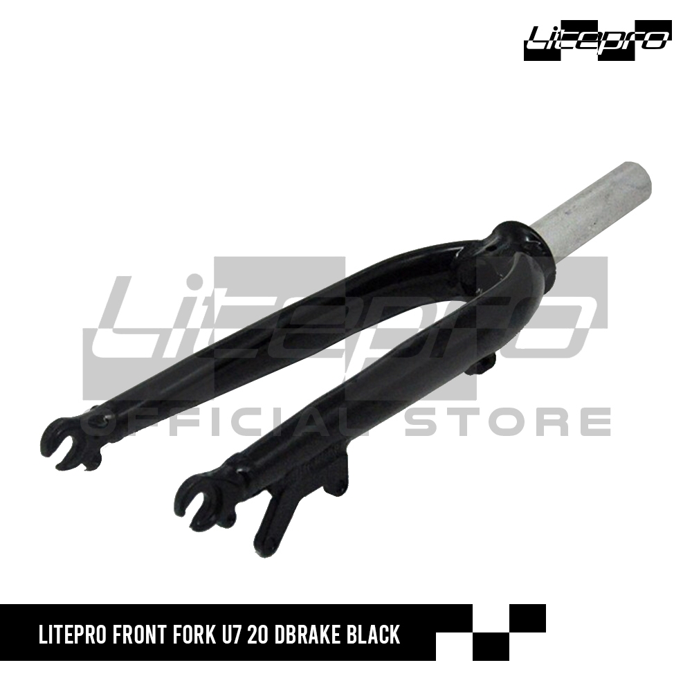 Litepro Front Fork U7 20" Dbrake Black
