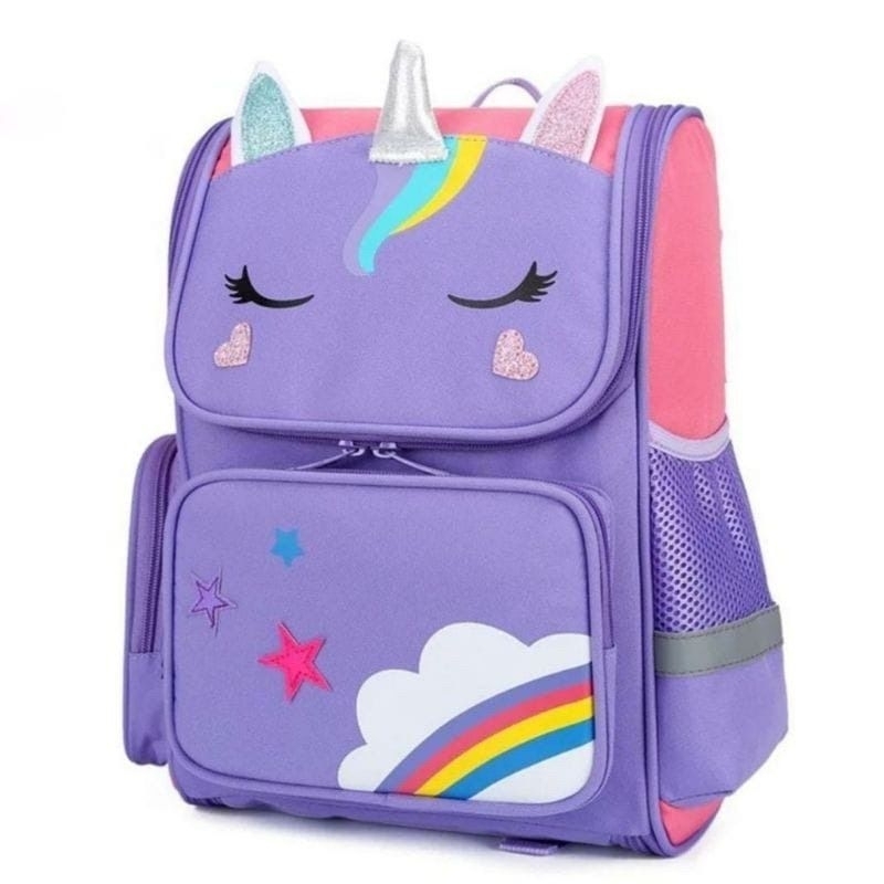 [BISA COD] tas sekolah Anak perempuan tas ransel karakter unicorn anak terbaru