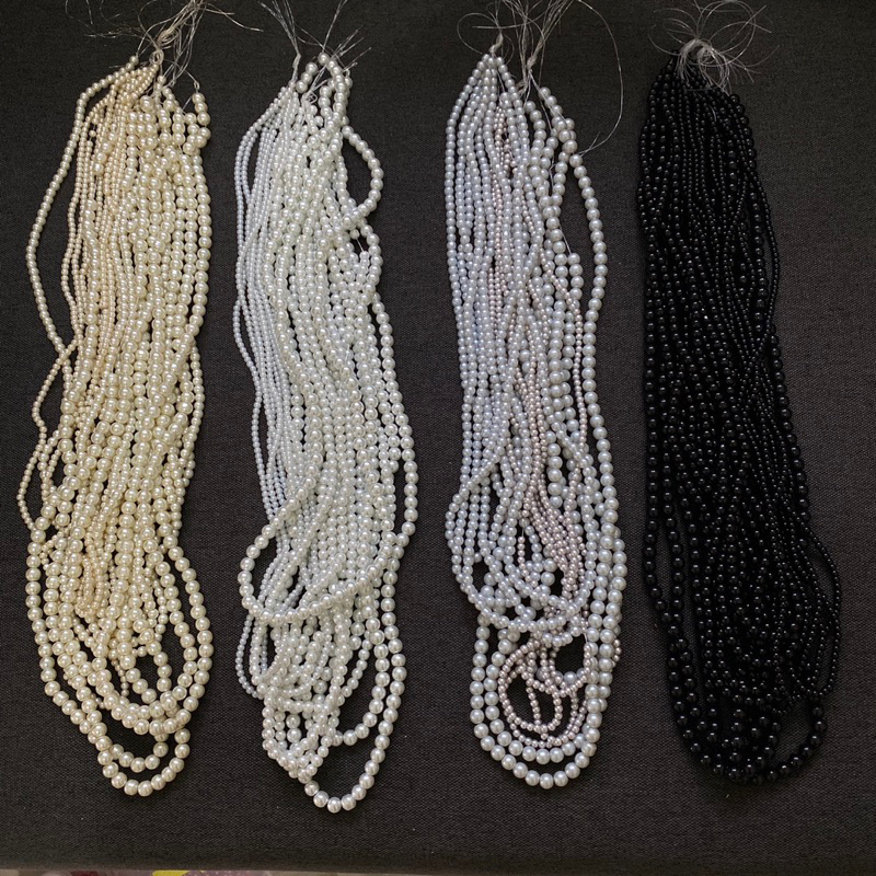 (PART 2) Mutiara Sintetis Berat / Mutsin / Mutiara Payet (4mm, 6mm, 8mm)