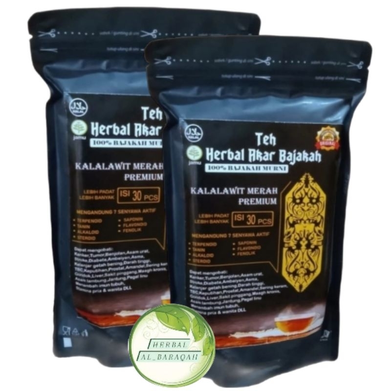 

Paket 2 Pack Teh bajakah/akar bajakah/Kayu bajakah/teh bajakah merah isi 30 premium 100% asli kalimantan