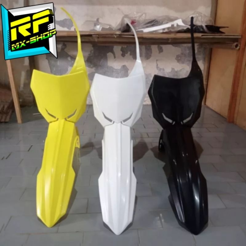 PAKET SPAKBOR DEPAN &PAPAN NOMOR SUZUKI RMZ 450 MERK BMC