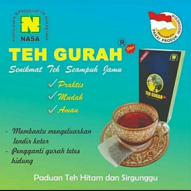 

Teh Gurah Nasa, Teh Gurah Tradisional Mengeluarkan Dahak