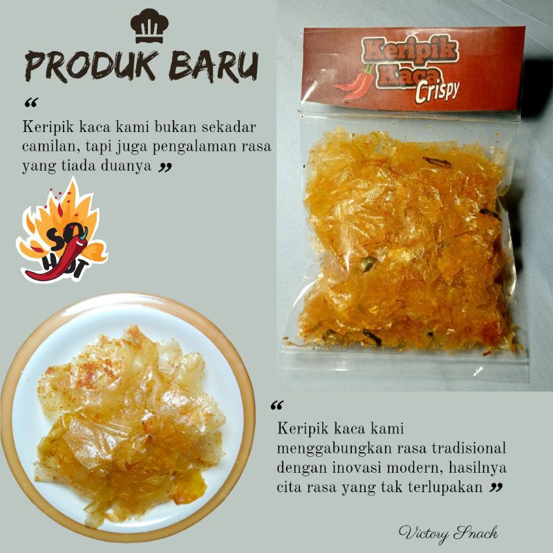 

KERIPIK KACA SNACK PEDAS