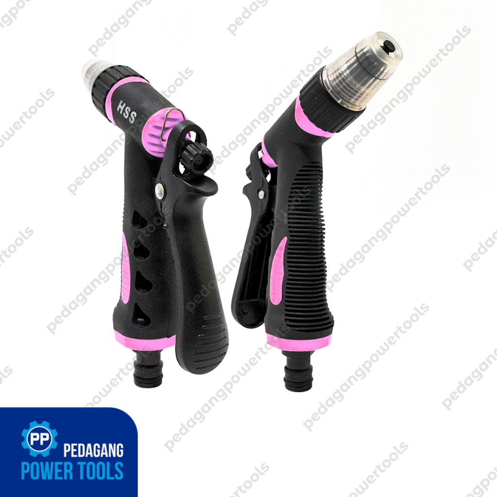 HSS Kepala Semprotan Air Warna Pistol Plastik Hose Nozzle Spray Taman