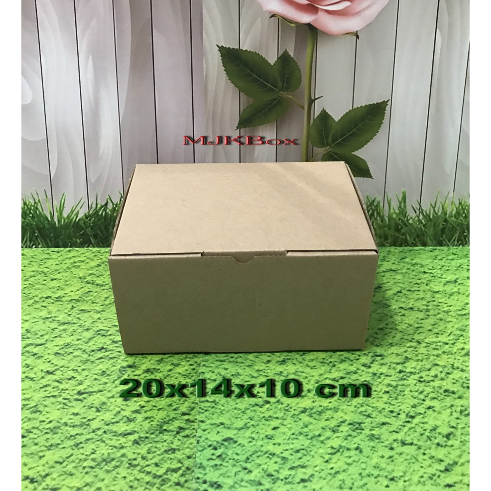 

Kardus karton uk. 20x14x10 cm...die cut box kotak Souvenir -dll