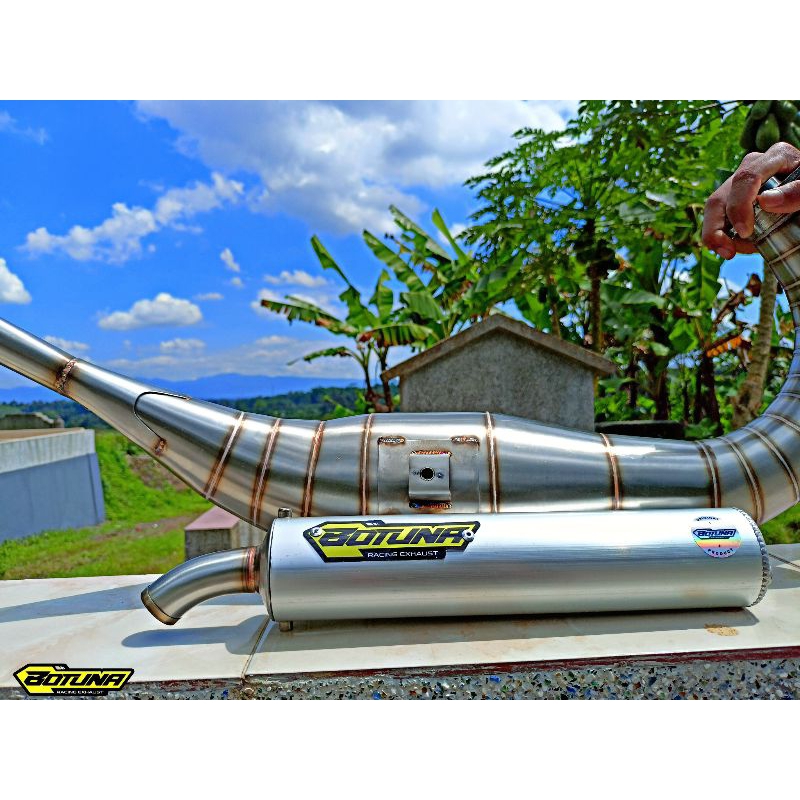 KNALPOT NINJA R RR SS ORIGINAL BOTUNA RACING EXHAUST TYPE C