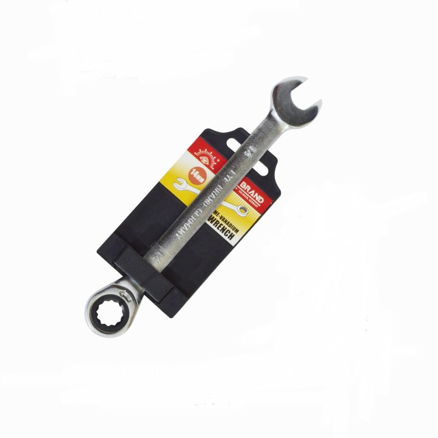 KUNCI RING PAS RATCHET TJAP MATA 8MM / EYE BRAND KUNCI RING PAS RATCHET 8 MM - COMBINATION WRENCH