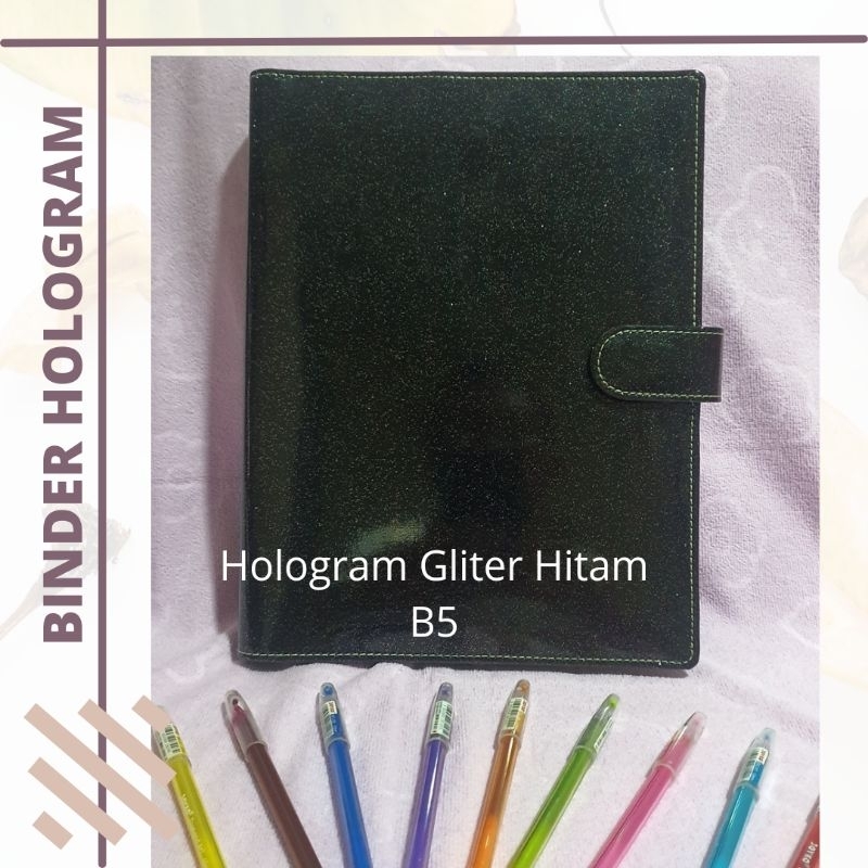 

Binder Hologram gliter A6(6ring) A5(20ring) B5(26ring)