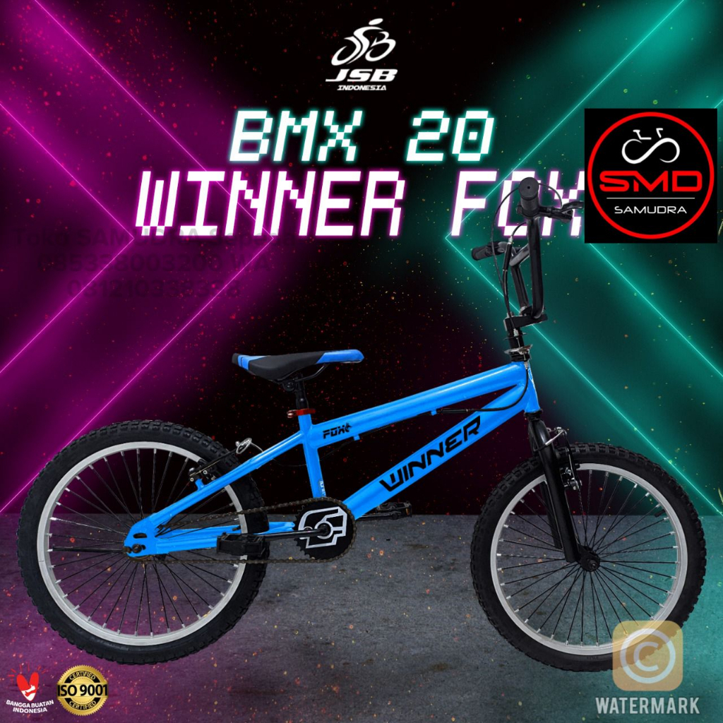 Sepeda Anak BMX 20 Merk Winner FX Rotor Murah Bagus BDG