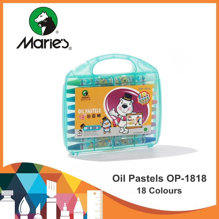 

Maries Oil Pastels OP-1818/18 Warna / Krayon Maries / Oil Pastels / OP-1818