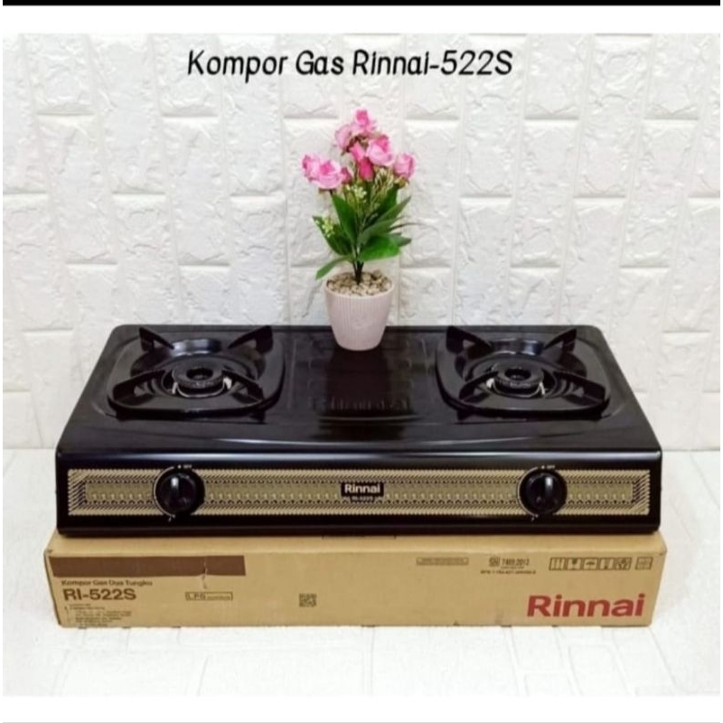 Kompor gas 2 tungku rinnai,kompor gas Rinnai 522S