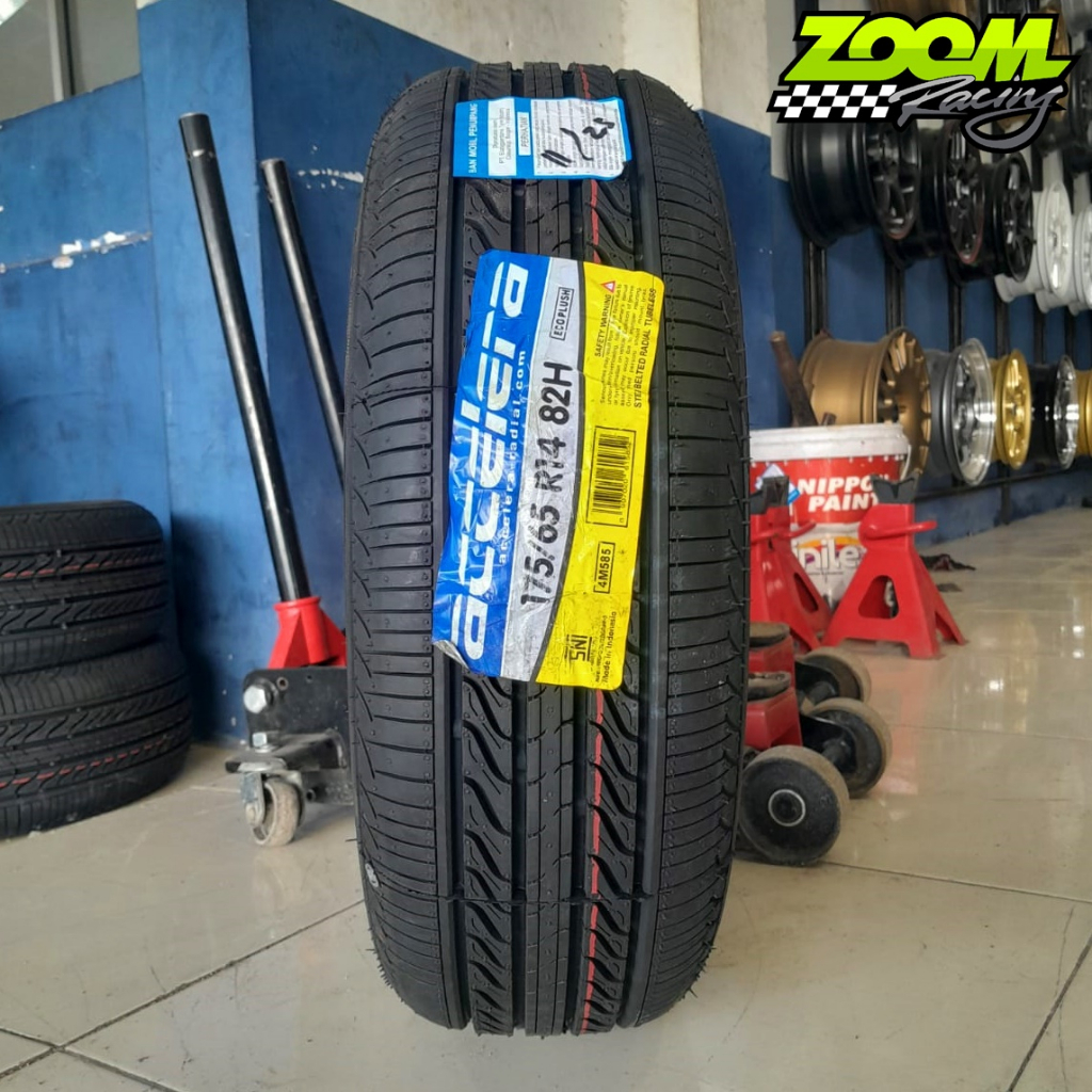 Ban Tubeless Ring 14 ACCELERA Ban ECO PLUSH 175 65 R14 Standar Ayla Agya Brio dll - Free Pasang