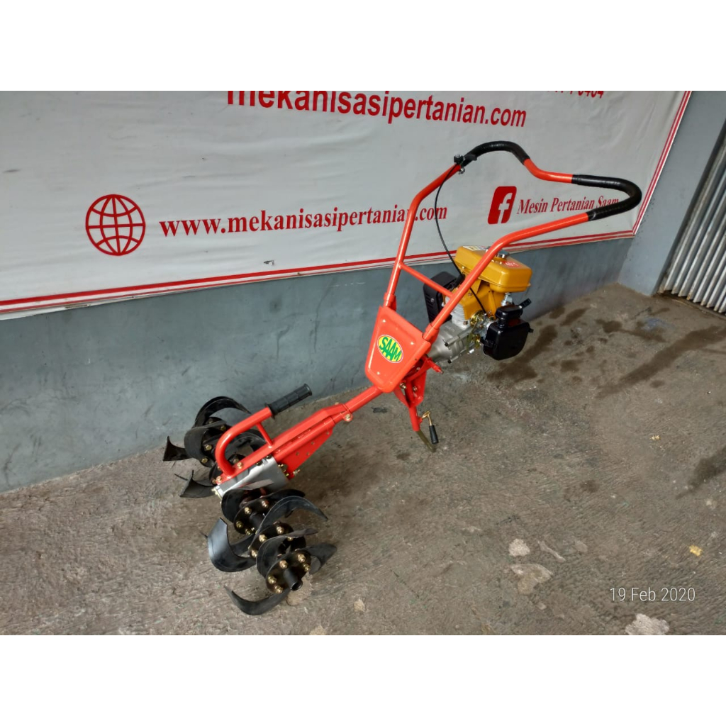 Mesin Traktor Mini Tiller Sawah Bajak Cultivator Mini Penggembur Tanah Kebun Sawah - SAAM MTC 740