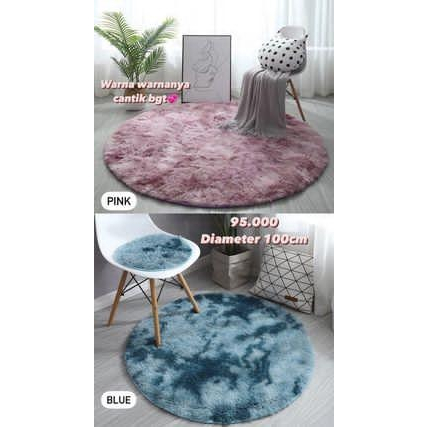 karpet bulu bulat