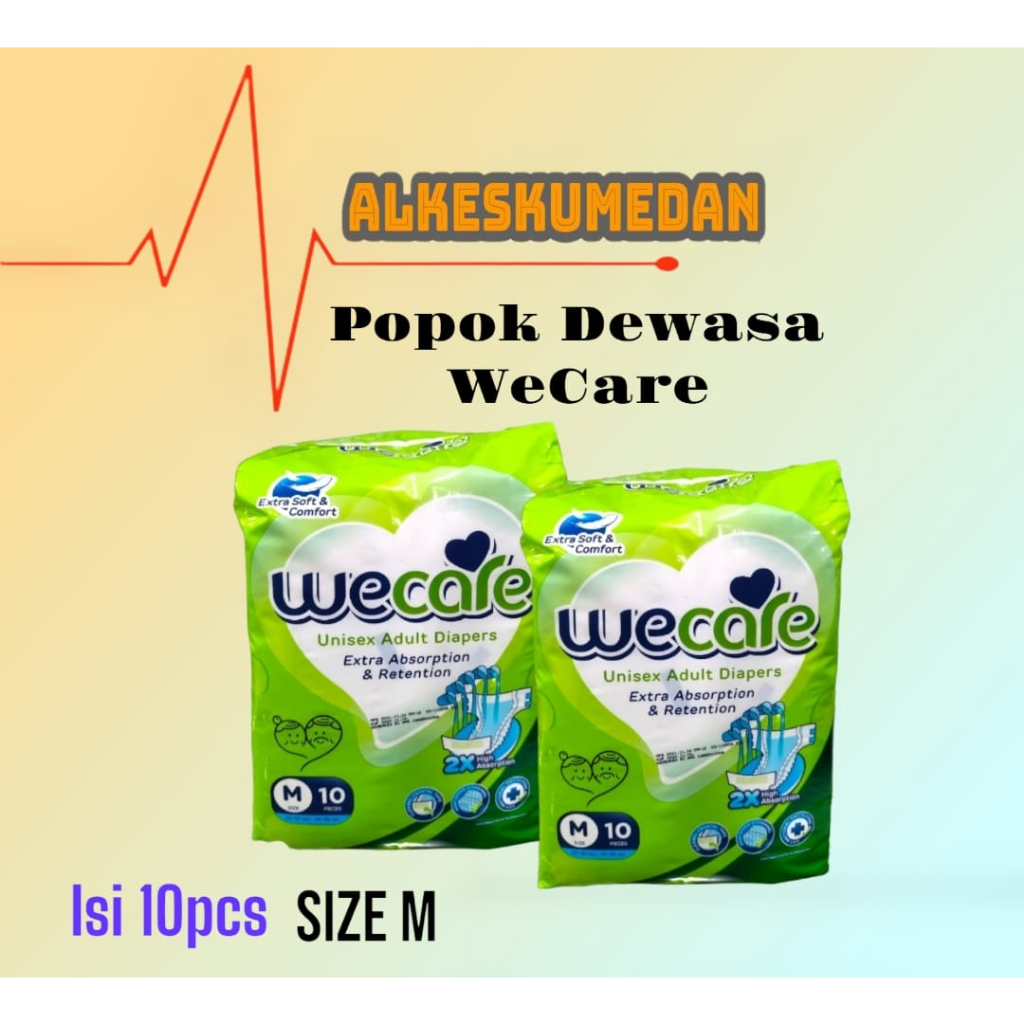 Wecare Adult Diapers Size M Isi 10/Popok Diaper Dewasa