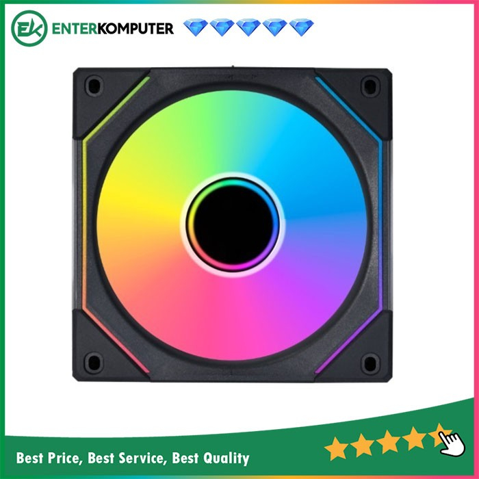 LIAN LI UNI FAN SL-INFINITY 140 BLACK - FAN 14CM ARGB