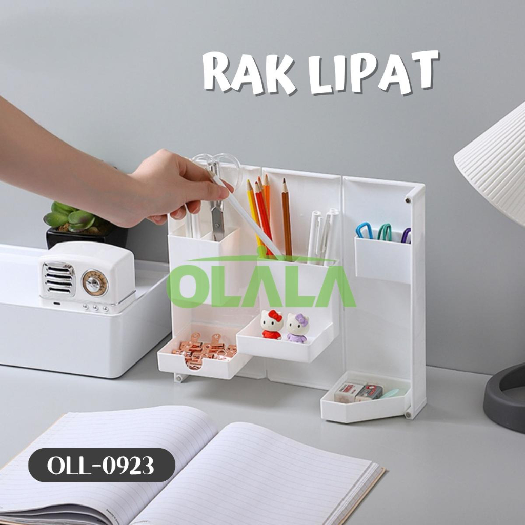 KOTAK PENYIMPANAN MINIMALIS FOLDING PEN PENCIL HOLDER STORAGE OLL-0923