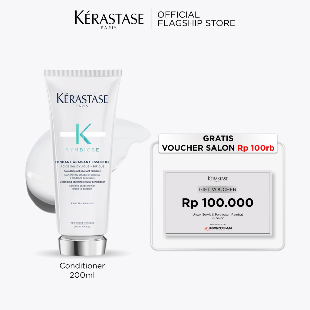 Kerastase Kondisioner Anti Ketombe - Fondant Symbiose 200ml Anti-Dandruff Conditioner