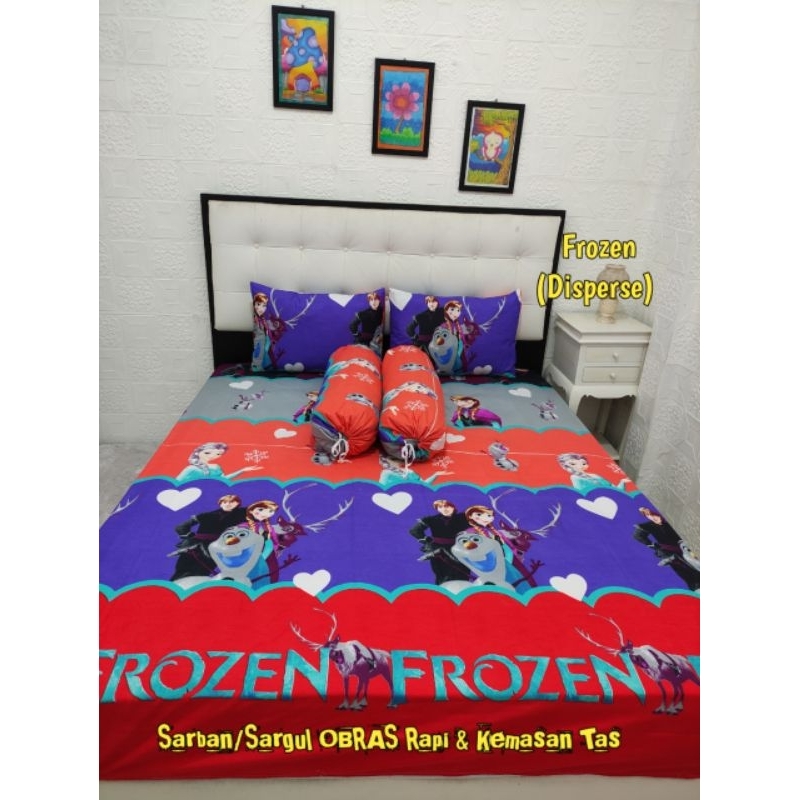 SPREI ANAK PEREMPUAN FROZEN PRINCES BARBIE HOMEMADE