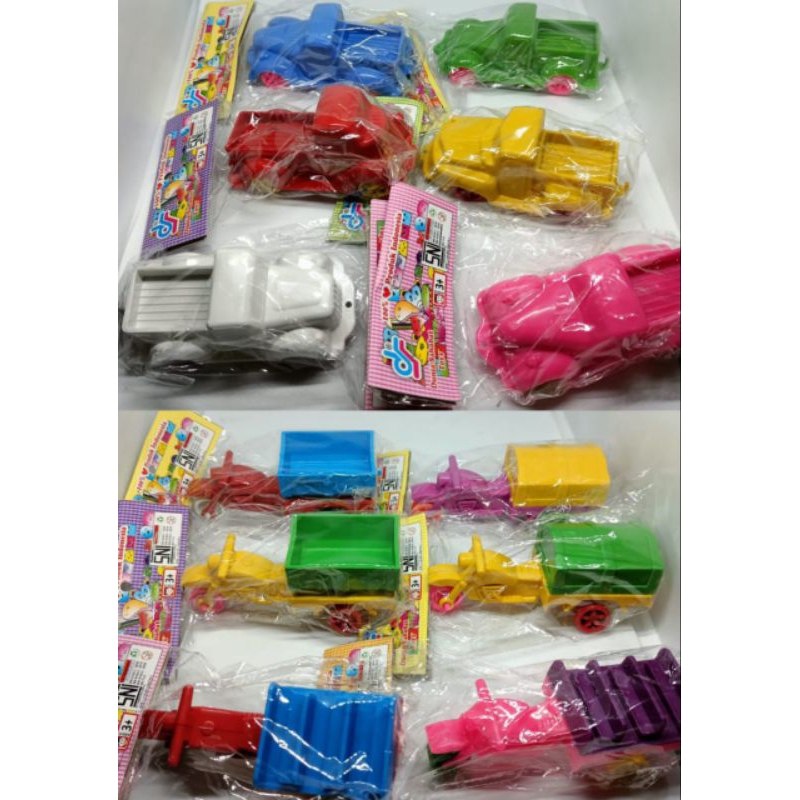 MAINAN MOTOR VIAR DAN MOBIL SEDAN PLASTIK WARNA WARNI  1 PCS