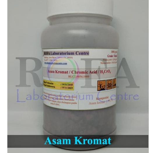 DISKON Asam Kromat / Chromic Acid / H2CrO4 500 Gram MURAH