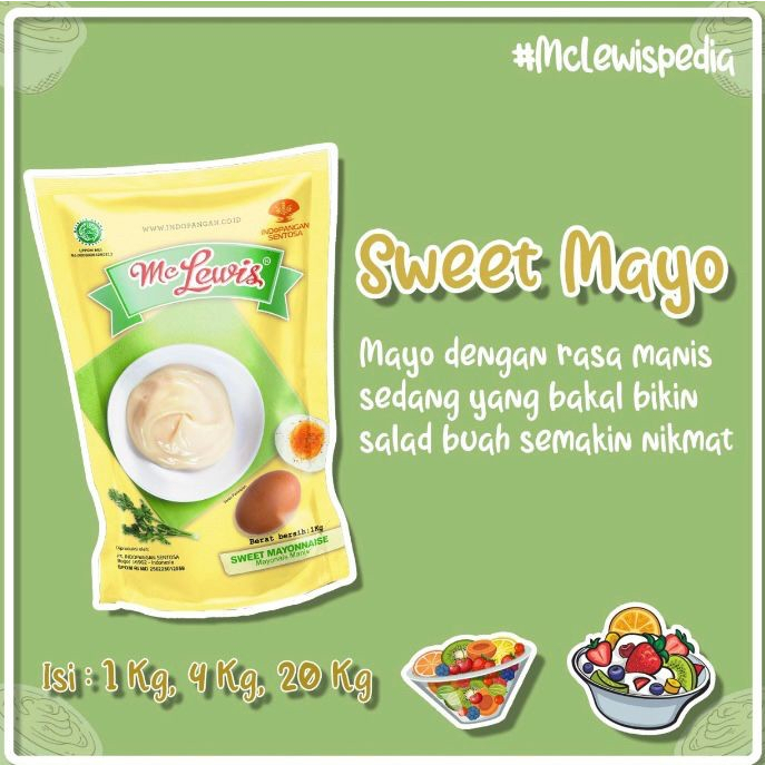

Mc Lewis Sweet Mayonaise 1kg
