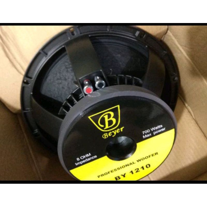 komponen speaker Beyer BY-1210 Component Speaker 12" woofer size by1210