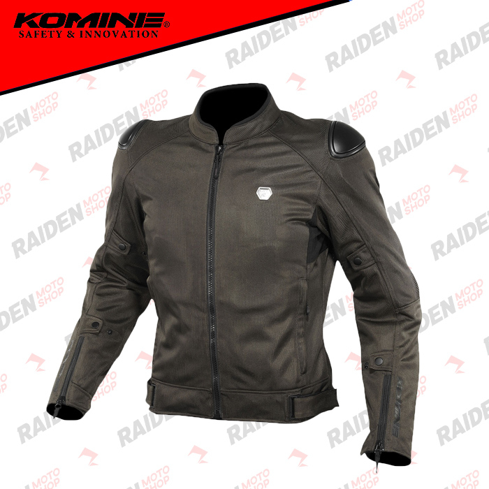 Jaket Komine JK-147 Protect Street Mesh jacket Olive