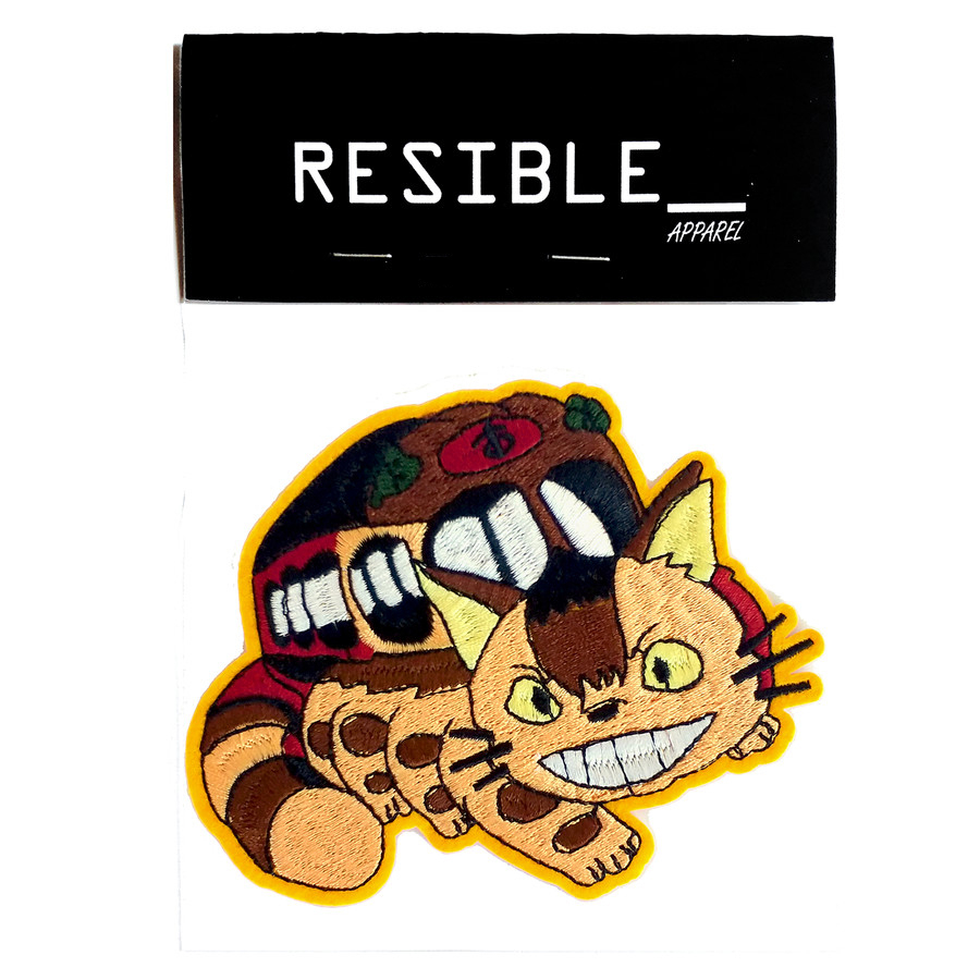 Ghibli Totoro Catbus IRON ON patch emblem bordir badge