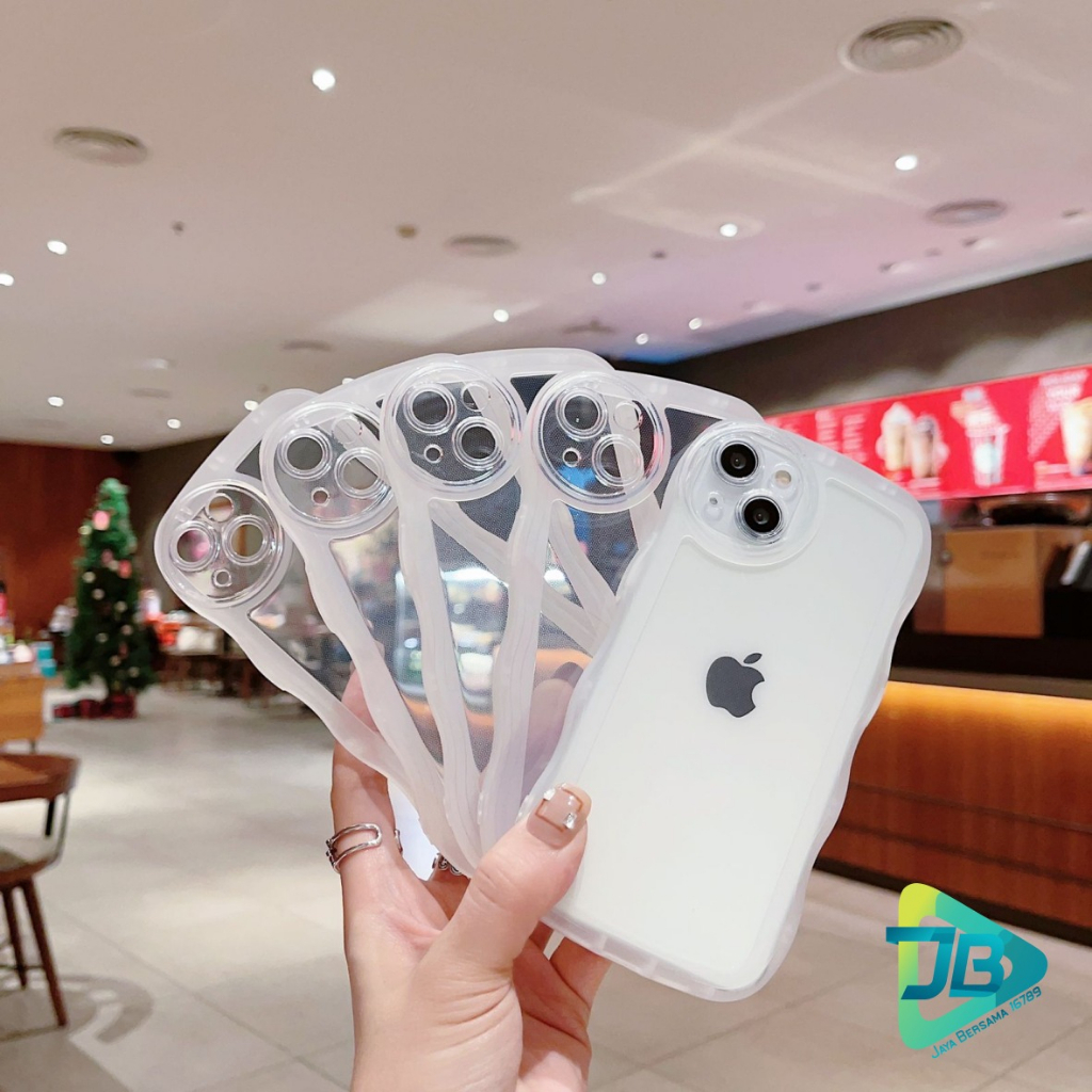 SOFTCASE SOFT SILIKON WAVE GELOMBANG CLEAR CASE BENING VIVO V27 V27E JB8692