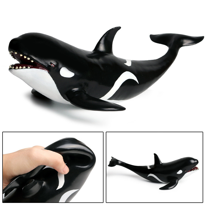 Mainan Simulasi Binatang Laut Karet Figure Hewan Laut Sea Animal Model Toys Koleksi Bahan PVC Shark Paus Animal World Aquarium Finding Nemo Hadiah Ulang Tahun Mainan Pendidikan