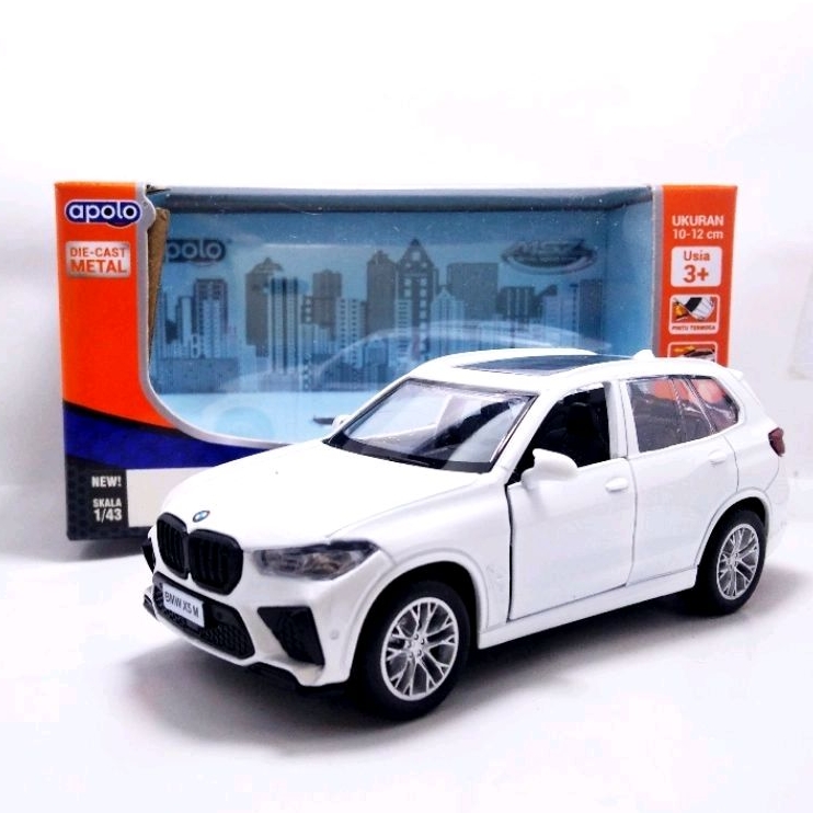 Apolo msz Diecast BMW X5M putih