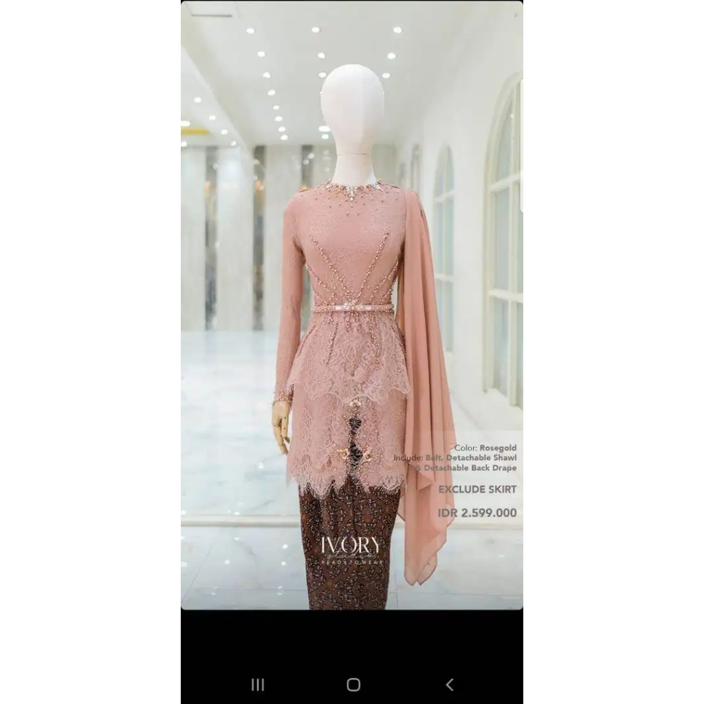 Kebaya Ivory Studio RTW