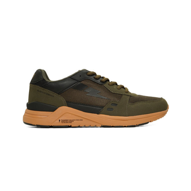 SEPATU BLOODS ORIGINAL BLOCKSTOMPER OLIVE BLACK