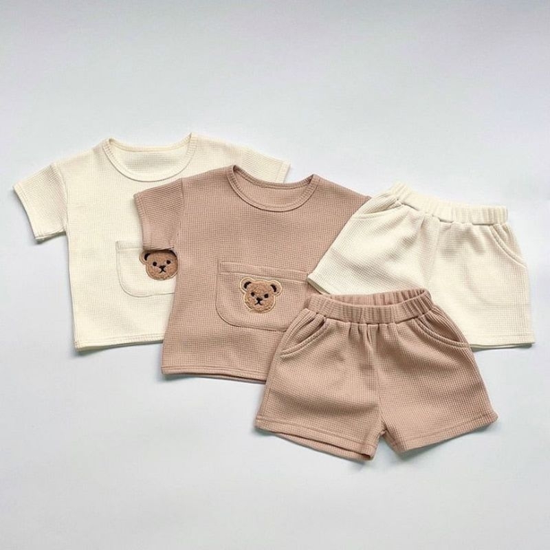 Setelan Anak Bayi Beruang 6-24 Bulan