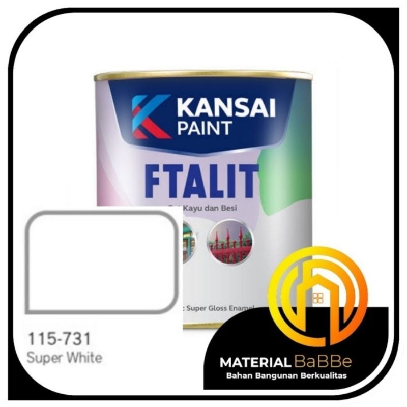Ftalit 731 Super White 1 kg | Kansai Paint Cat Kayu dan Besi