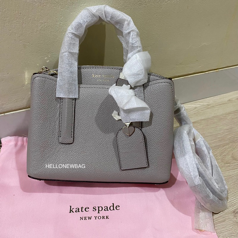 Tas KS original - Kate spade mini margaux in true taupe