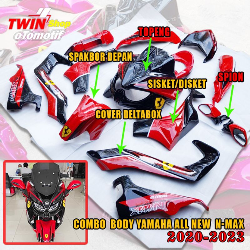 PAKET BODY NMAX PREDATOR, COMBO BODY ALL NEW NMAX 2020-2022