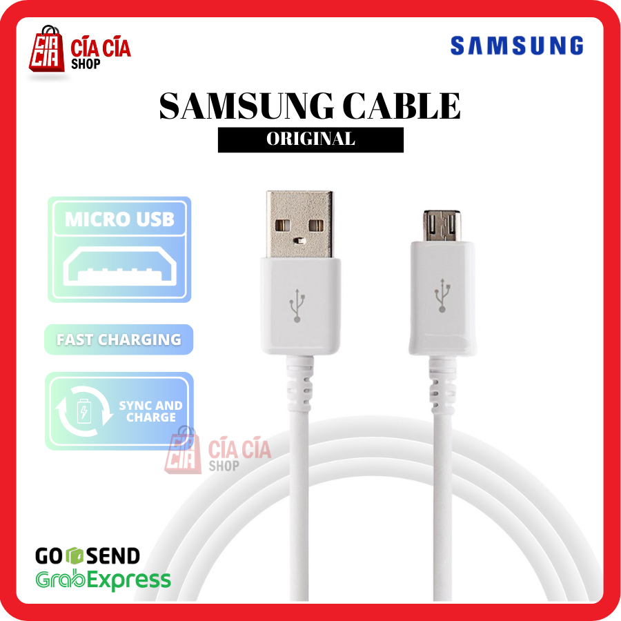 Kabel data micro usb fast charging samsung original / kabel charging samsung original fast charging