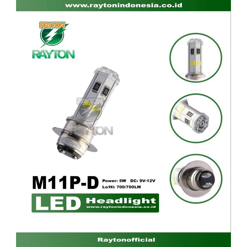 lampu depan bebek/matic m11p rtd rayton