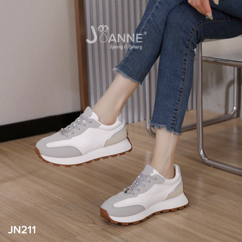 [ORIGINAL] JOANNE Leather Sport Sneakers Shoes Sepatu Wanita #JN211