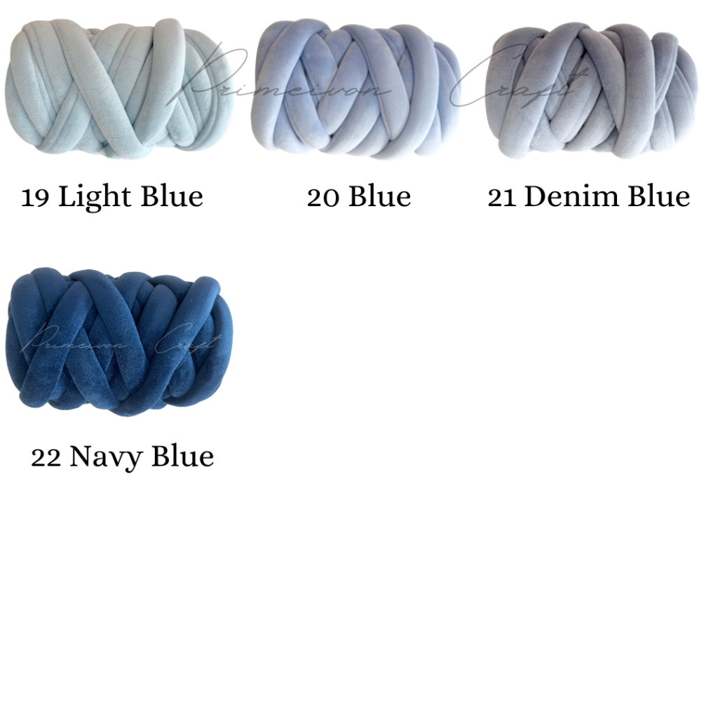 Benang rajut CHUNKY VELVET yarn CVT1