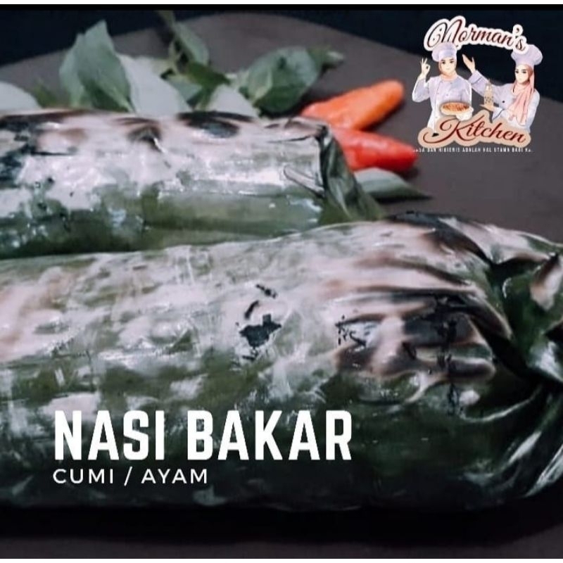 

NASI BAKAR DAUN KEMANGI AYAM/CUMI NORMAN'S KITCHEN Per bungkus