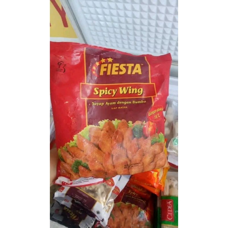 fiesta spicy wing 500 gr frozen food