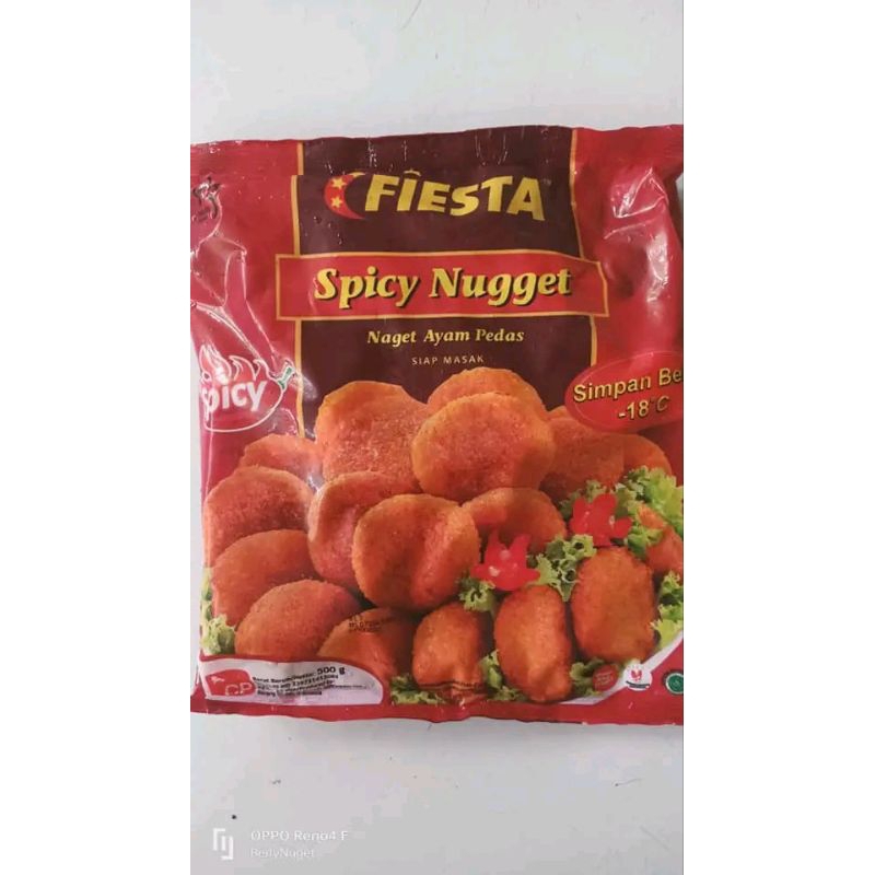 fiesta spicy nugget  500 gr frozen food