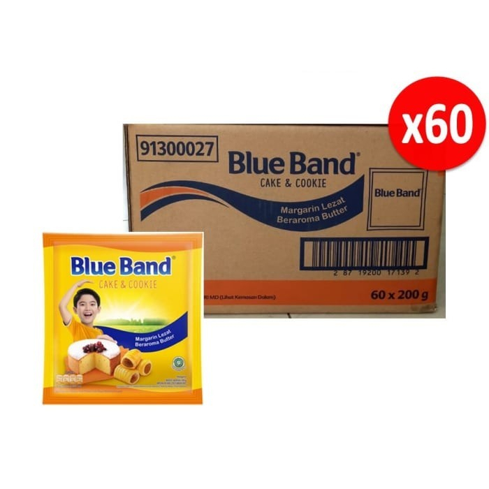 Blueband Cake &amp; Cookie 200gr (isi 60pcs) DUS