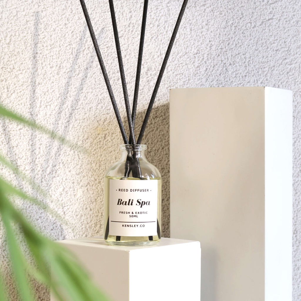 KENSLEY Reed Diffuser Premium - Pengharum Ruangan Aromaterapi - Cocok untuk Hampers